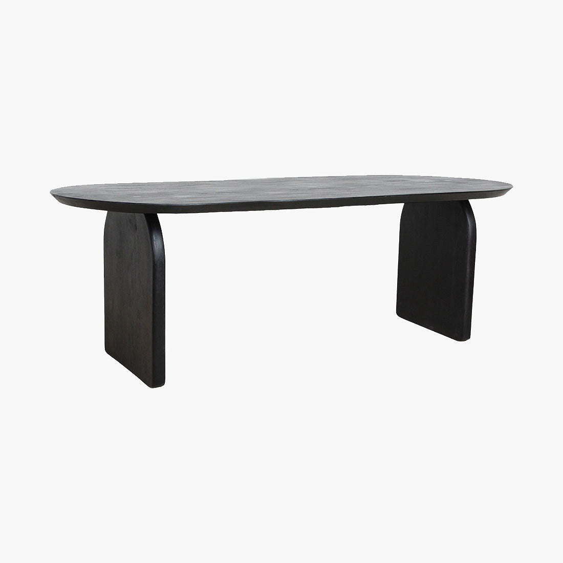 Bullnose Eetkamertafel Black Raw Materials - Eetkamertafel - Raw Materials - livinglovely.nl
