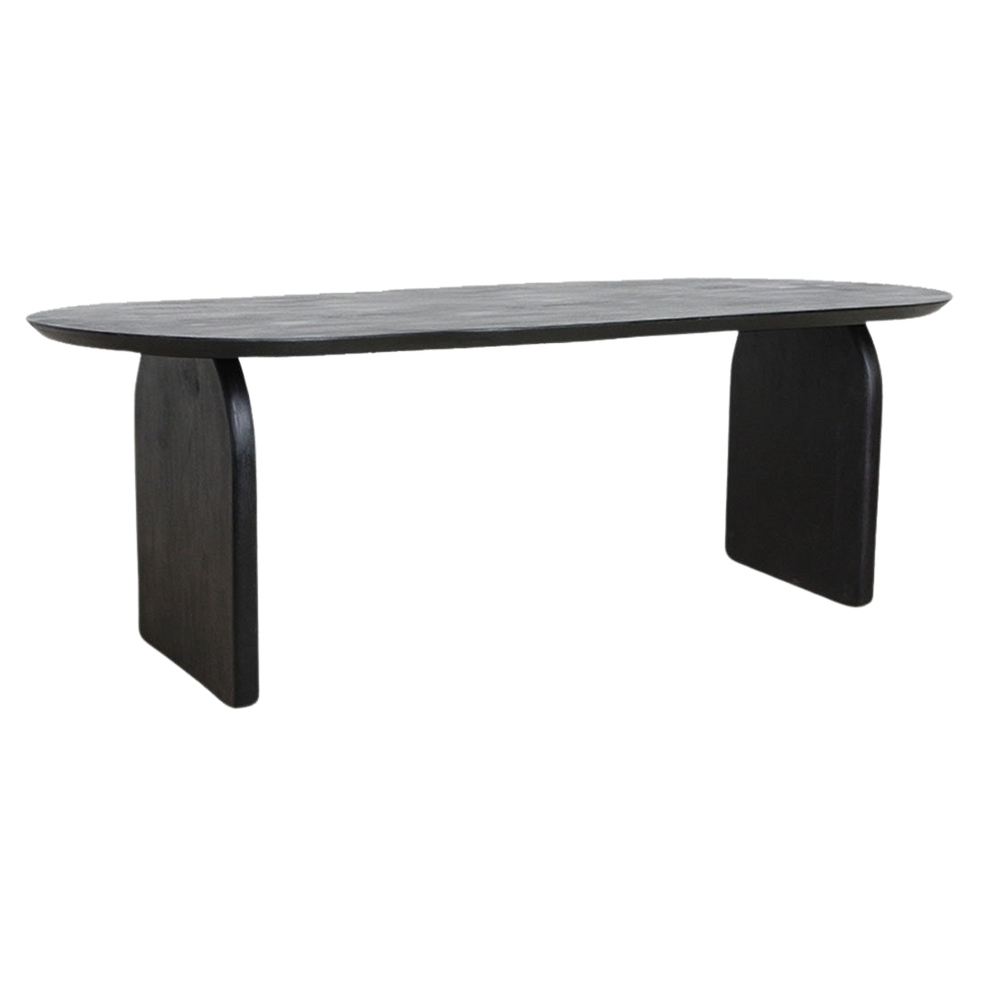 Bullnose Eetkamertafel Black Raw Materials - Eetkamertafel - Raw Materials - livinglovely.nl