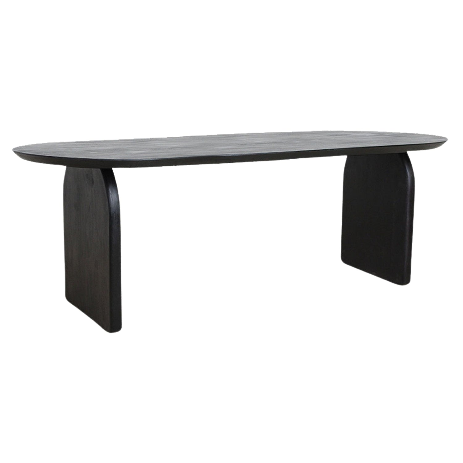 Bullnose Eetkamertafel Black Raw Materials - Eetkamertafel - Raw Materials - livinglovely.nl