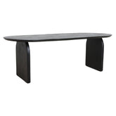 Bullnose Eetkamertafel Black Raw Materials - Eetkamertafel - Raw Materials - livinglovely.nl