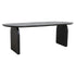Bullnose Eetkamertafel Black Raw Materials - Eetkamertafel - Raw Materials - livinglovely.nl