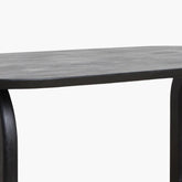 Bullnose Eetkamertafel Black Raw Materials - Eetkamertafel - Raw Materials - livinglovely.nl