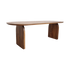 Bullnose eettafel van Raw Materials, 180 cm in massief mangohout met gesloten onderstel