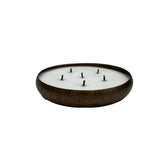 Bunty Copper Alu Hammered Outdoor Candle Round S PTMD - Buitenkaars - PTMD - livinglovely.nl