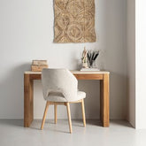 Detailfoto van de poot van het Bureau Bliss Mortex van DTP Home