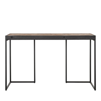 Bureau Criss Cross van DTP Home met visgraatpatroon in het blad