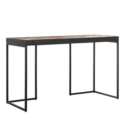 Bureau Criss Cross van DTP Home, zwart metalen onderstel in close-up