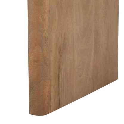 Bureau Dallas Naturel 130cm van Starfurn, handgemaakt van mangohout