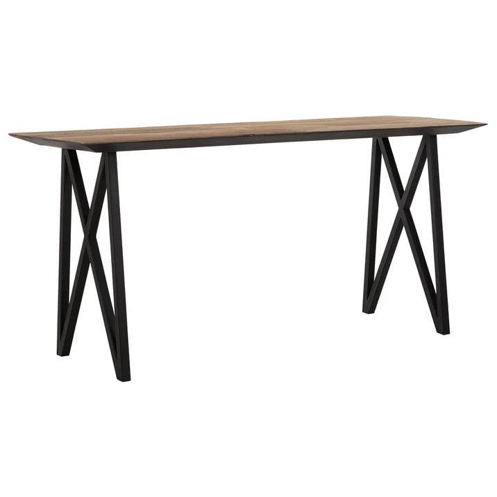 Bureau Homework gerecycled teakhout naturel 160cm DTP Home
