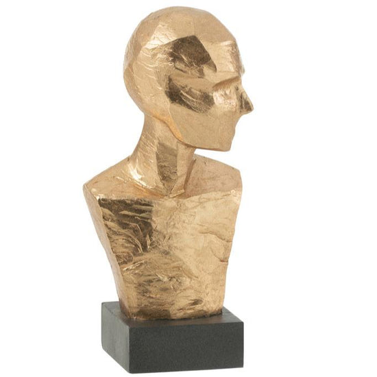 Bust Beeld Goud J-Line