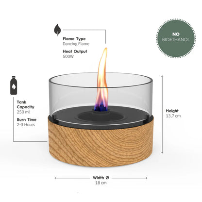Café 18 Oak Naturel Tafelhaard Tenderflame - Tafelhaard - Tenderflame - livinglovely.nl