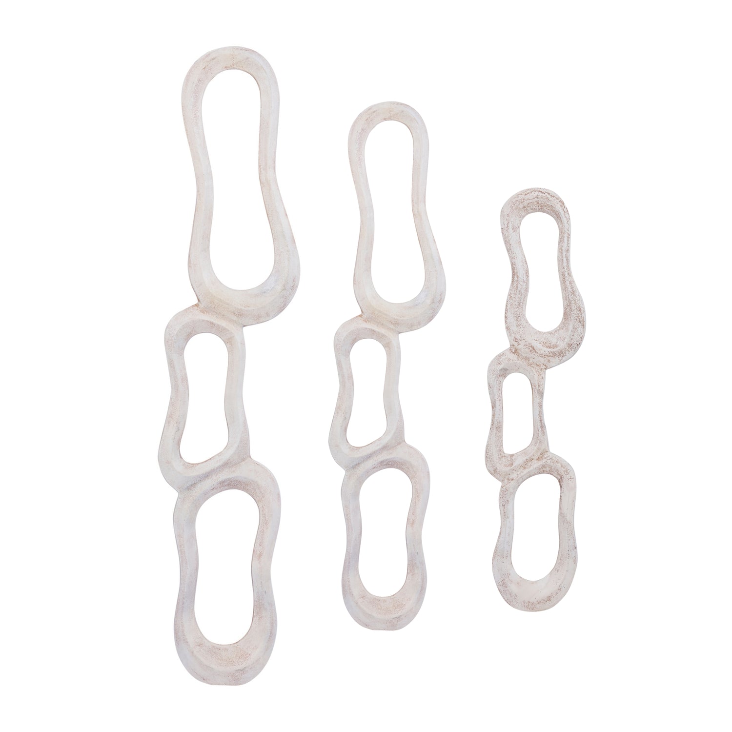 Wanddeco Camare Abstract Design Gegoten Aluminium Beige Large PTMD