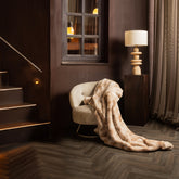 Carice Beige fauteuil infinity 2 beige gold base PTMD - Fauteuil - PTMD - livinglovely.nl