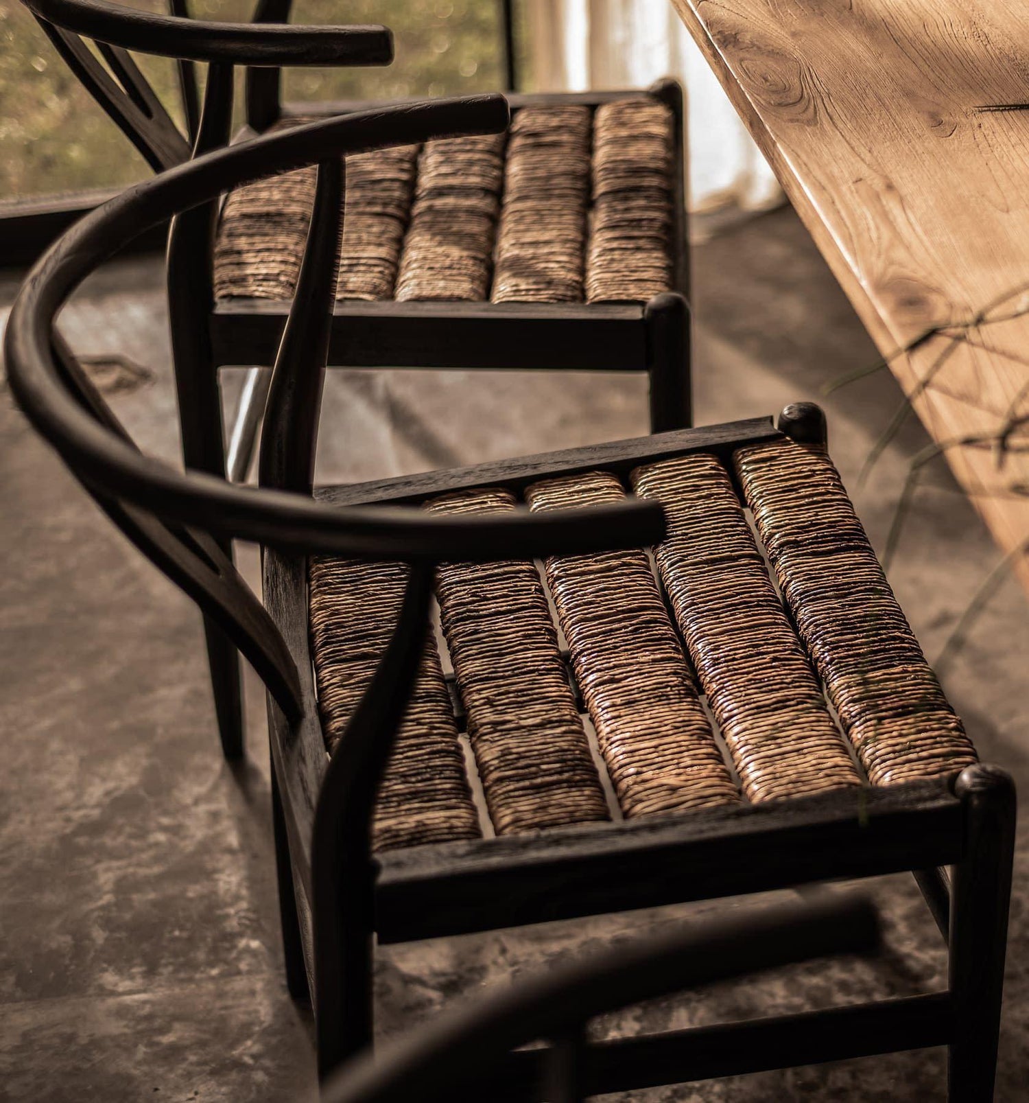 Caterpillar Twin Chair Charcoal - dBodhi , Eetkamerstoel , dBodhi , livinglovely.nl