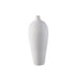 Cavinn White matt ceramic bottle vase M PTMD - Vaas - PTMD - livinglovely.nl