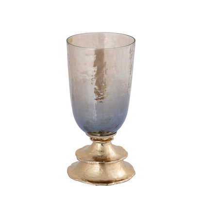Cevar Champagne Luster Glass Stormlight S PTMD - Kandelaar - PTMD - livinglovely.nl
