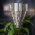 Ceylin Hanglamp - H66 x Ø56 cm - Metaal - Zilver PTMD , Hanglamp , PTMD , livinglovely.nl