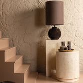 Chandar Cream MgO rectangle sidetable PTMD - Bijzettafel - PTMD - livinglovely.nl