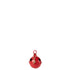 Christmas Bauble Bright Ball Iron Red Small - - J-Line - livinglovely.nl