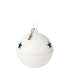 Christmas Bauble Mat Ball Iron White Large - - J-Line - livinglovely.nl