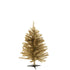Christmas Tree Artificial Pvc Gold Colored Small - - J-Line - livinglovely.nl