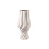 Clair Cream Ceramic Swirl Vaas Large PTMD - Vaas - PTMD - livinglovely.nl
