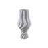 Clair Taupe Ceramic Swirl Vaas Large PTMD - Vaas - PTMD - livinglovely.nl