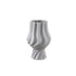 Clair Taupe Ceramic Swirl Vaas Small PTMD - Vaas - PTMD - livinglovely.nl