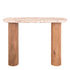 Claude Sidetable Large van PTMD, sidetable van bruin mangohout met marmeren blad, vooraanzicht