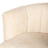 Como Eetkamerstoel draaibaar Cream PTMD - Eetkamerstoel - PTMD - livinglovely.nl