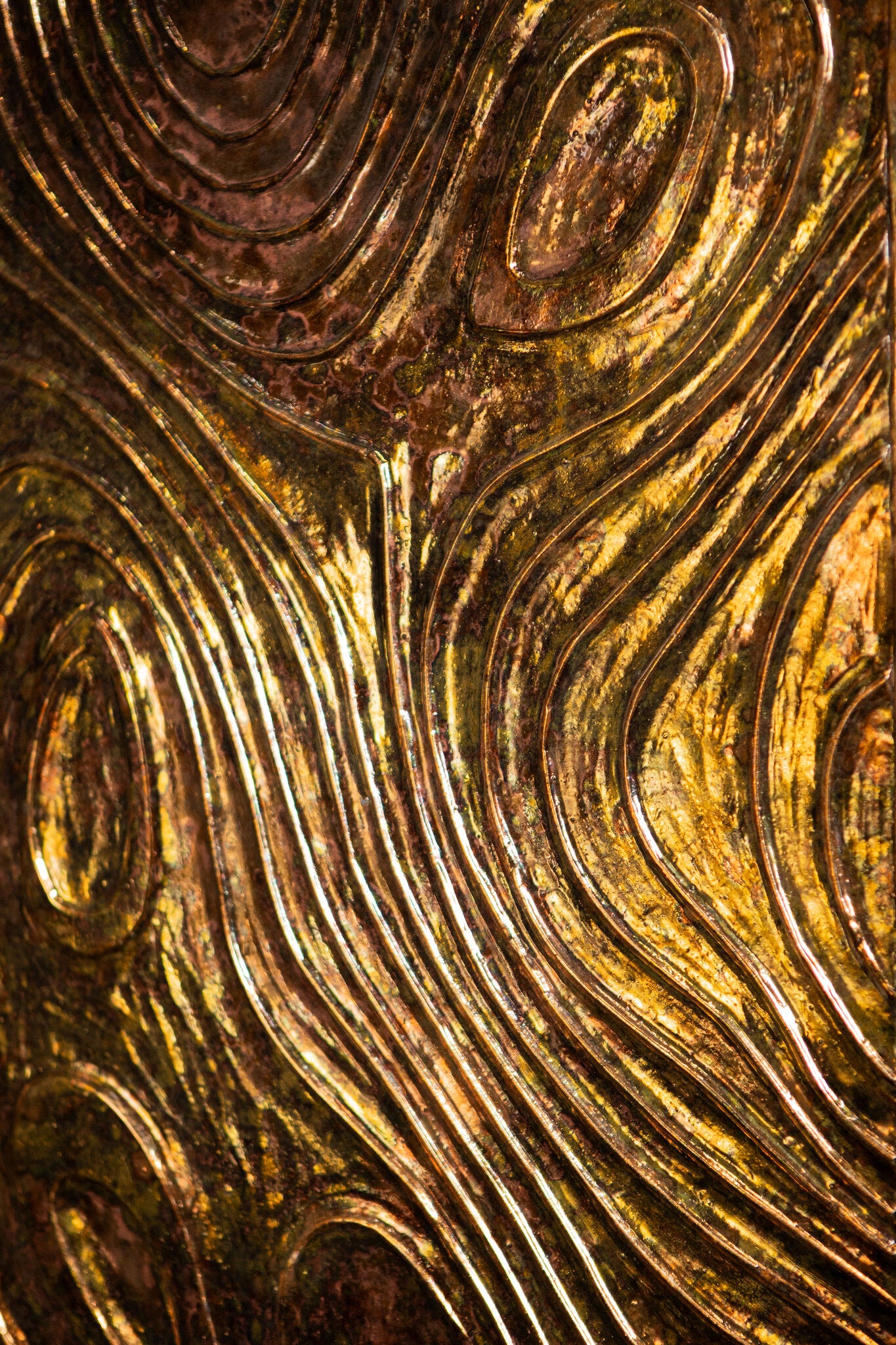 Connolly Oil Green Wood Rect Wall Panel L PTMD - Wandpaneel - PTMD - livinglovely.nl