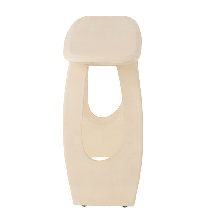 Console Mark Mangohout Wit - Sidetable - J-Line - livinglovely.nl