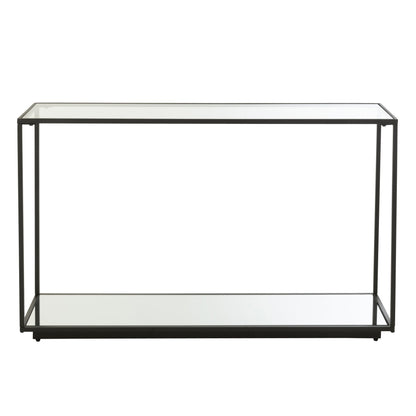 Console Metaal/Glas Zwart J-Line
