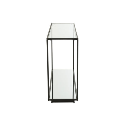 Console Metaal/Glas Zwart J-Line