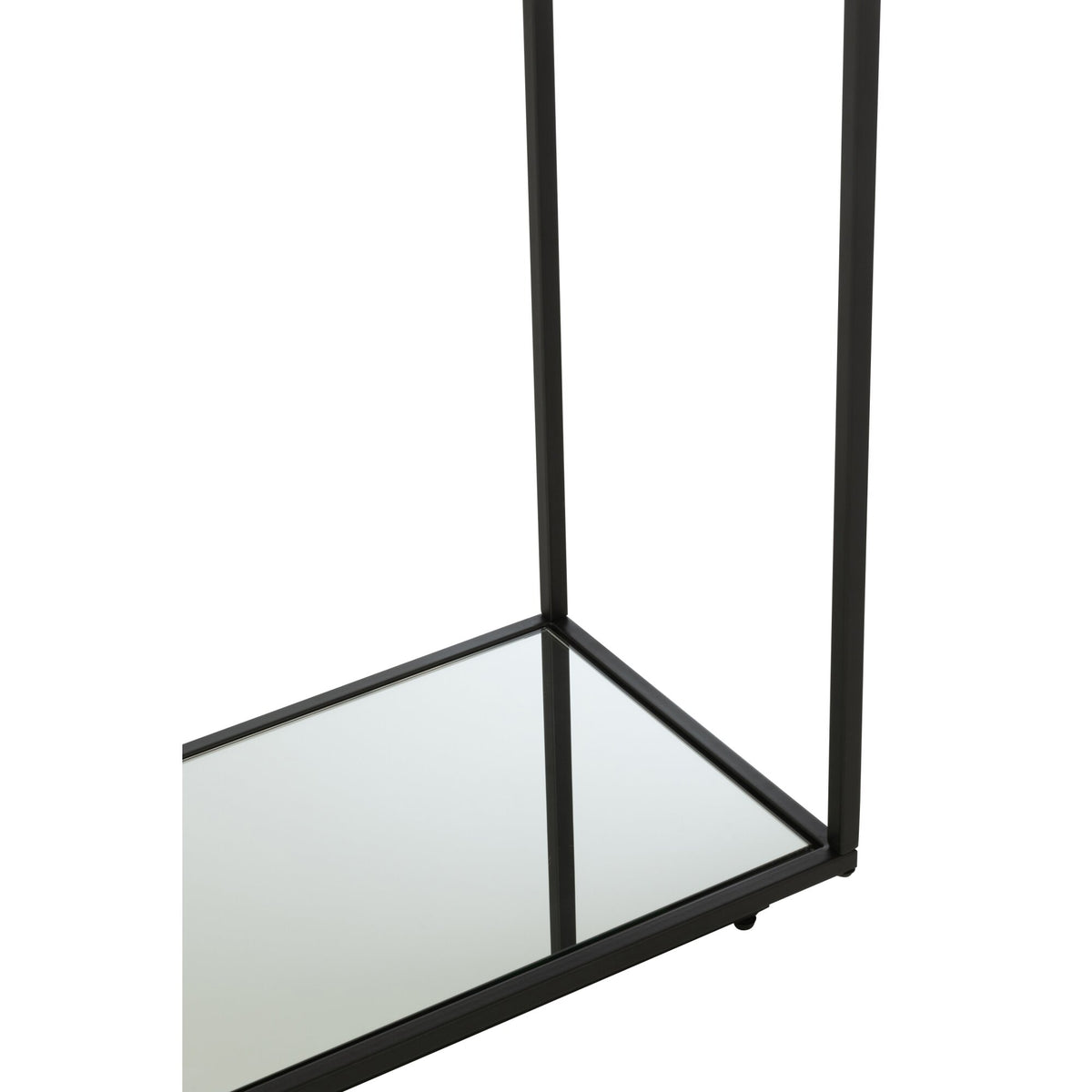 Console Metaal/Glas Zwart J-Line