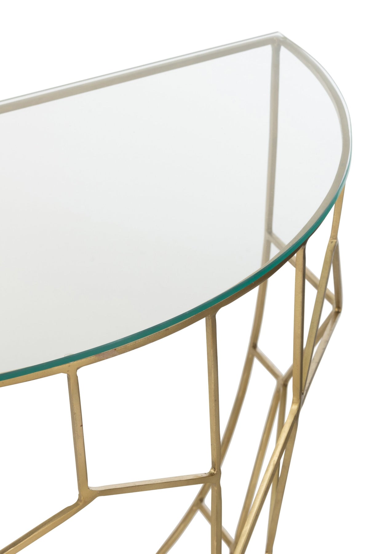 Console Moza Metaal/Glas Goud J-Line