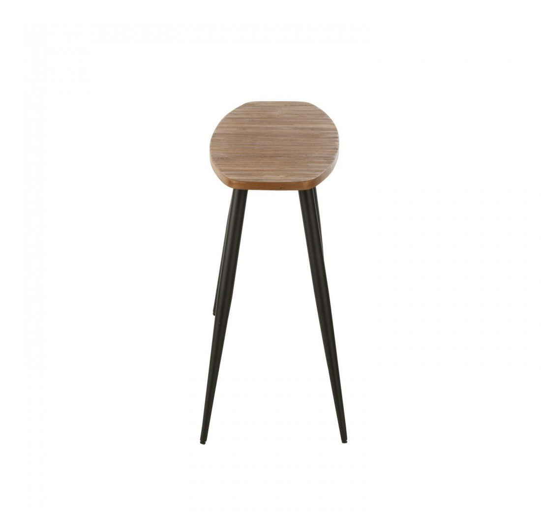 Console Ovaal Gerecycleerd Teak Naturel J-Line