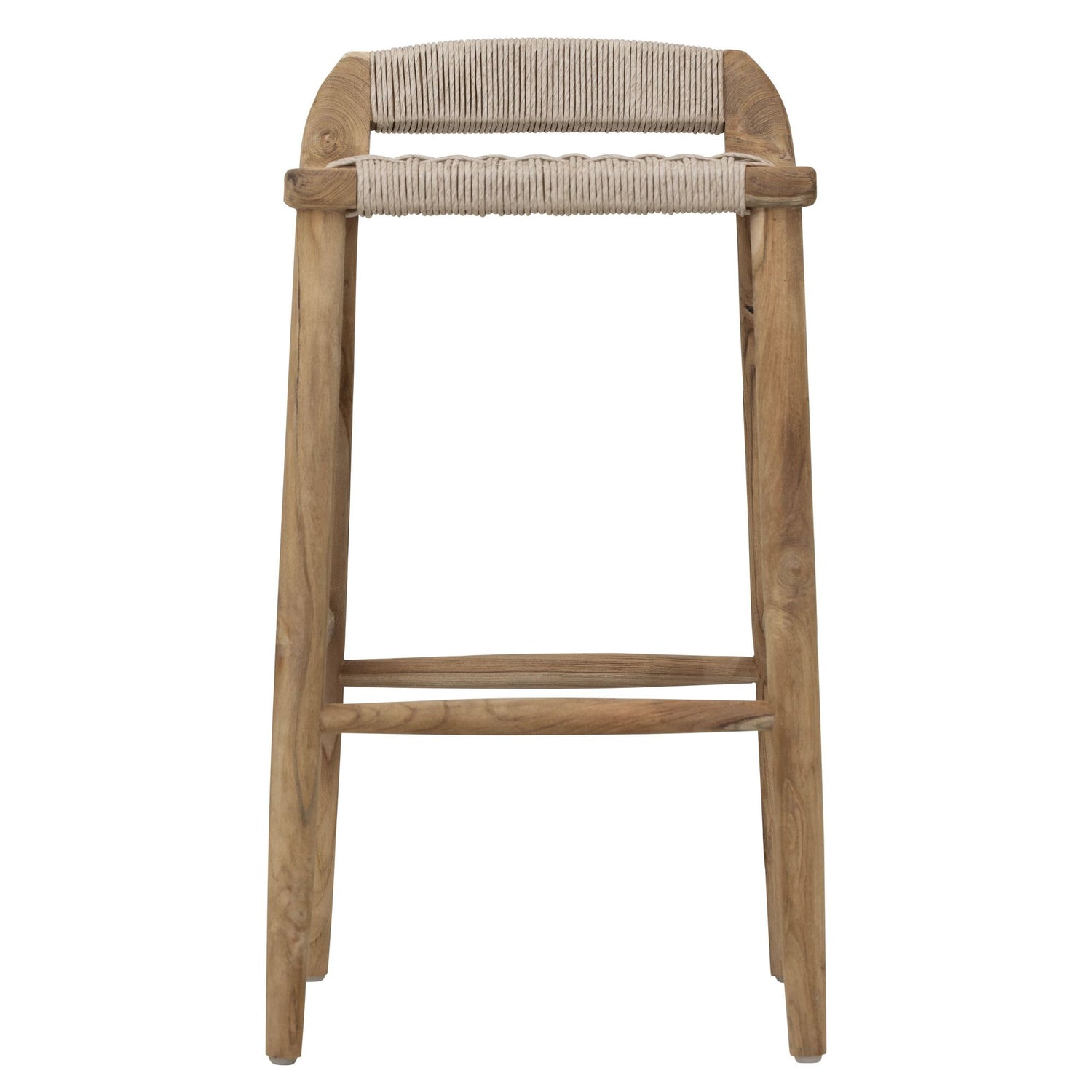 Counterkruk Sakura van teakhout met touw in naturel van MUST Living