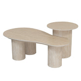 Craft Salontafel Travertijn Large - Pole To Pole - Salontafel - Pole To Pole - livinglovely.nl