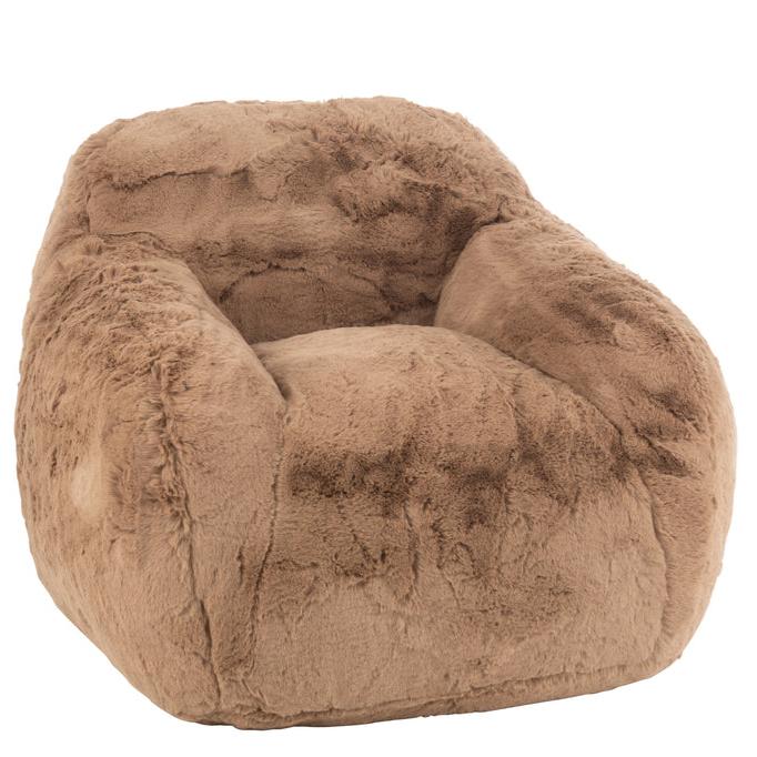 Cutie 1-zits Sofa Taupe Small J-Line - Fauteuil - J-Line - livinglovely.nl