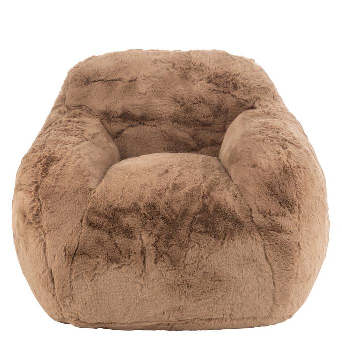 Cutie 1-zits Sofa Taupe Small J-Line - Fauteuil - J-Line - livinglovely.nl