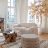 Cutie 2-zits Sofa Cream Large J-Line - Fauteuil - J-Line - livinglovely.nl