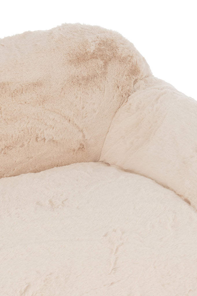 Cutie 2-zits Sofa Cream Large J-Line - Fauteuil - J-Line - livinglovely.nl