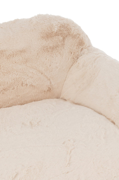 Cutie 2-zits Sofa Cream Large J-Line - Fauteuil - J-Line - livinglovely.nl