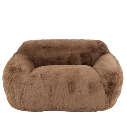 Cutie 2-zits Sofa Taupe Large J-Line - Fauteuil - J-Line - livinglovely.nl