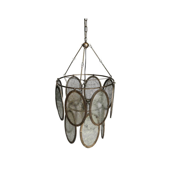 Dairen Ronde Hanglamp - H94 x Ø51 cm - Ijzer - Goud PTMD , Hanglamp , PTMD , livinglovely.nl