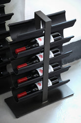 Davitt Wijnrek leren houders S PTMD - Wijnrek - PTMD - livinglovely.nl