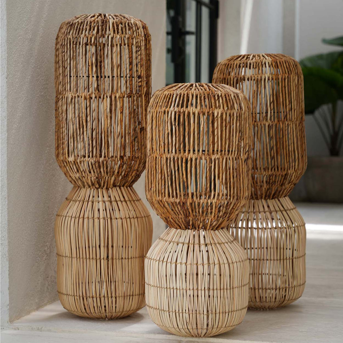 De ChemChem Hanglamp- Naturel - L - Hanglamp - Bazar Bizar - livinglovely.nl