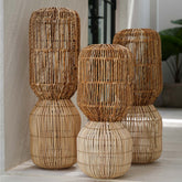 De ChemChem Hanglamp- Naturel - L - Hanglamp - Bazar Bizar - livinglovely.nl