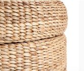 De Circle Storage Ottoman -Naturel - Poef - Bazar Bizar - livinglovely.nl